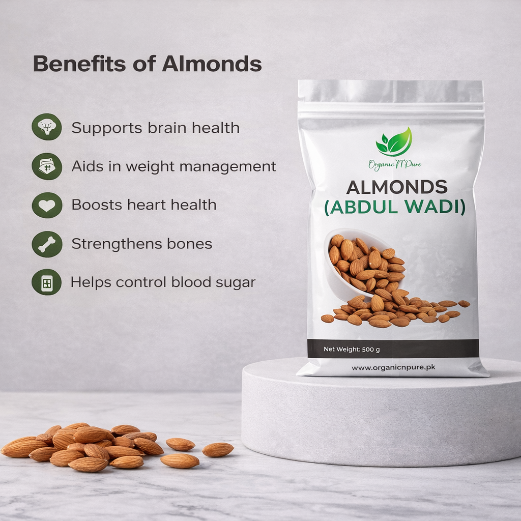 ALMONDS(ABDUL WADI) (بادام)