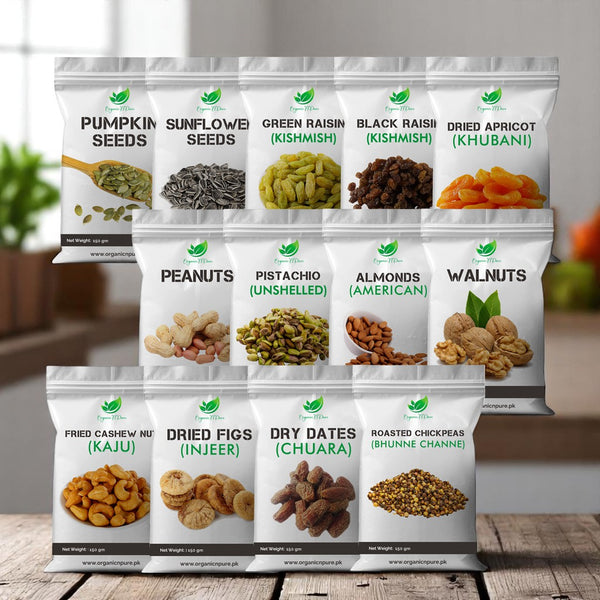 2KG DRY FRUITS BUNDLE (160 Grams Each)