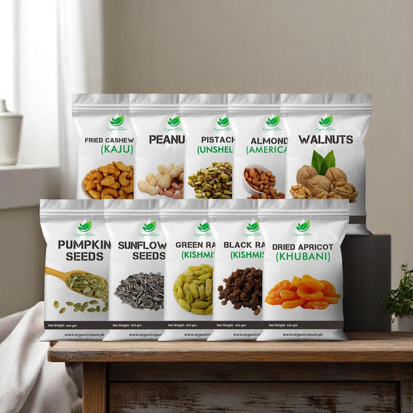 1KG Dry Fruits Bundle (100Grams Each)