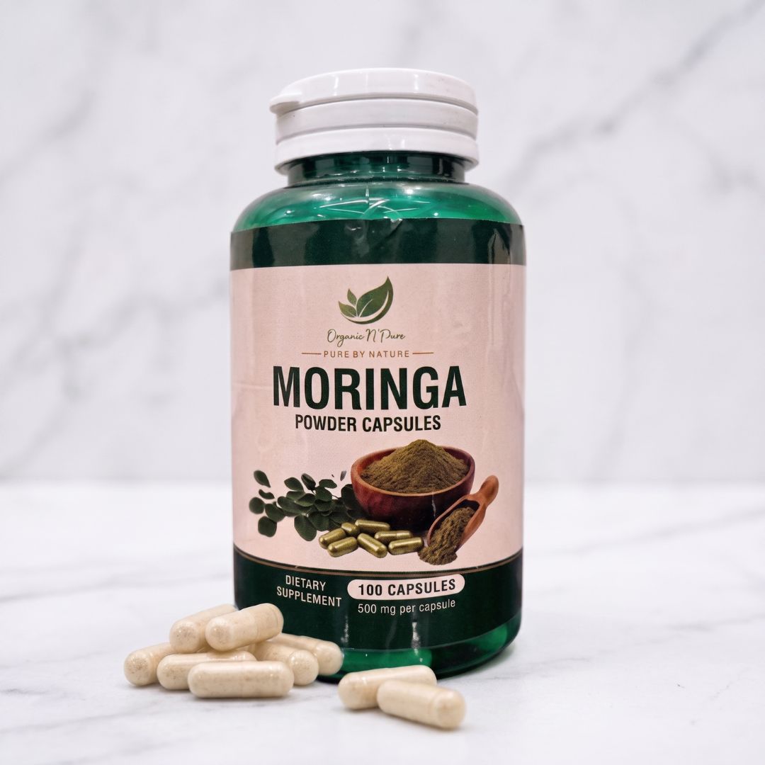 Organic 'N' Pure Moringa Capsules (500mg)