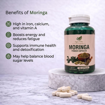 Organic 'N' Pure Moringa Capsules (500mg)