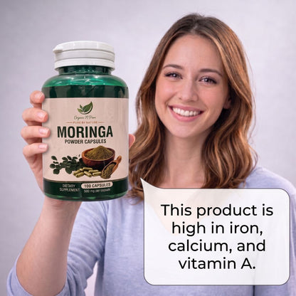 Organic 'N' Pure Moringa Capsules (500mg)