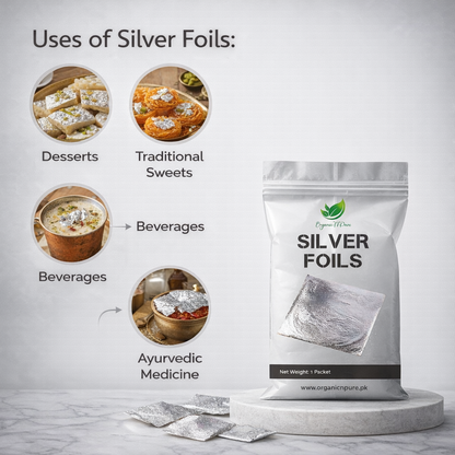 SILVER FOILS (چاندی کا ورق)