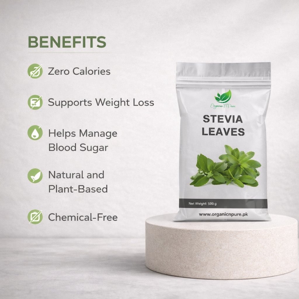 Natural Stevia Leaves (Zero Calorie Sugar)